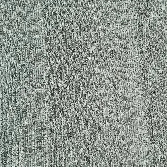 Mixxshoppe Small White Gray Geometric Short Cuffed Sleeve Crew Neck Women's Top - Picture 9 of 10